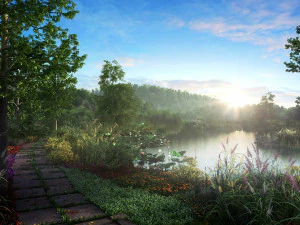 zona umida dal 12 Modello 3D