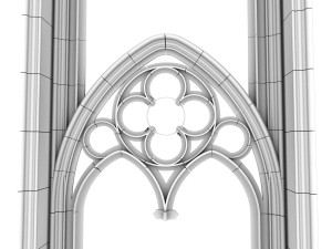 lanceolate window 3D 모델
