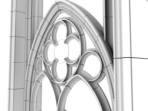 lanceolate window 3D 모델