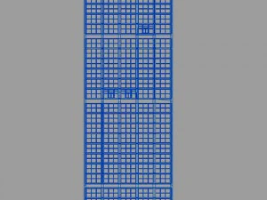 highly detailed city building 3D Model