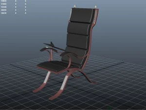 sedia ad alta tecnologia Modello 3D