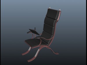 high tech chair Modèle 3D