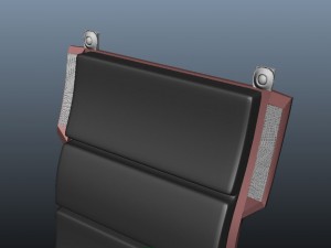 high tech chair Modèle 3D