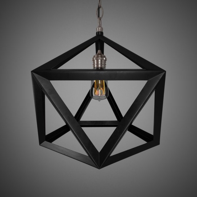 lamp loft style 3D 模型 .c4d .max .obj .3ds .fbx .stl .blend