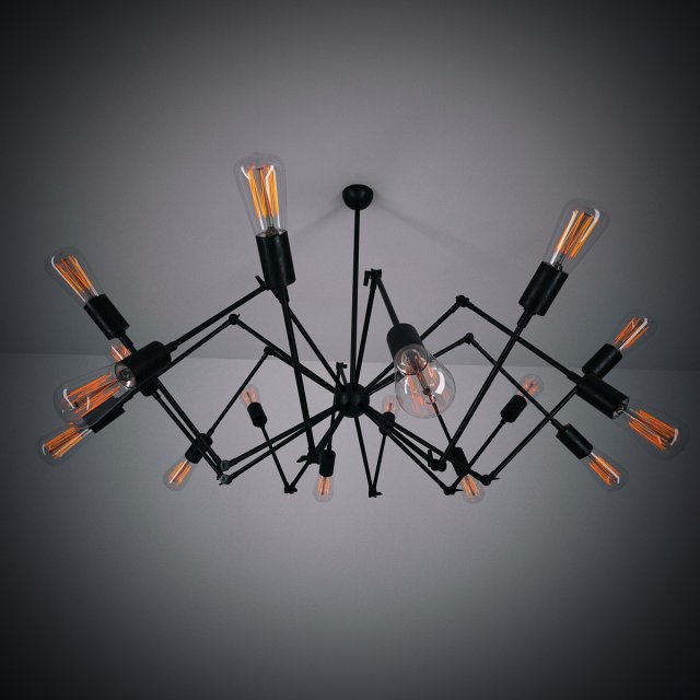 lamp loft Model 3D .c4d .max .obj .3ds .fbx .stl .blend 
