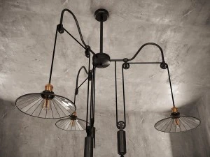 лампа лофт 05 3D Модель