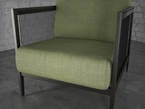 armchair 01 Model 3D
