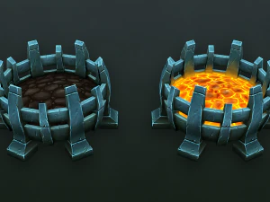 brazier set 3D Model