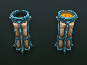 brazier set 3D Model