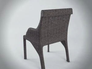cadeira e mesa bel air Modelo 3D