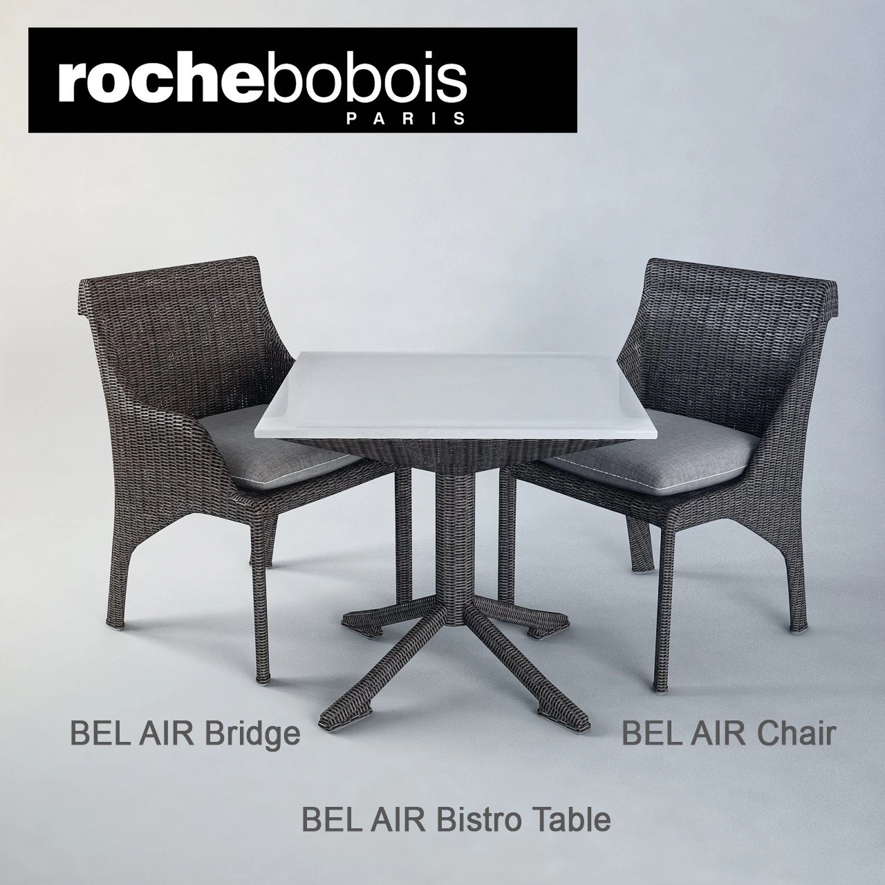 cadeira e mesa bel air Modelo 3D .c4d .max .obj .3ds .fbx .stl .blend 