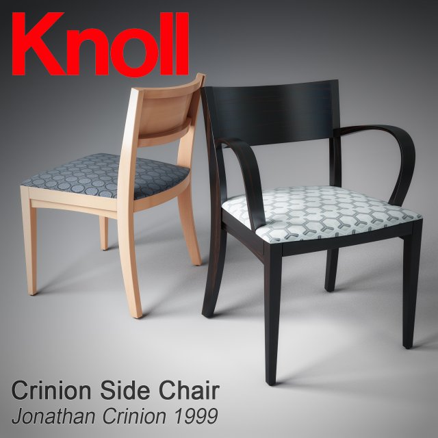 crinion side chair 3D Модель .c4d .max .obj .3ds .fbx .stl .blend 