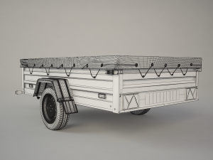 trailer tema Model 3D