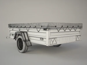 trailer tema 3D Model
