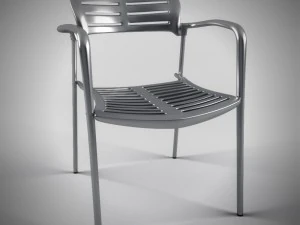 toledo stacking chair and table 3D Model