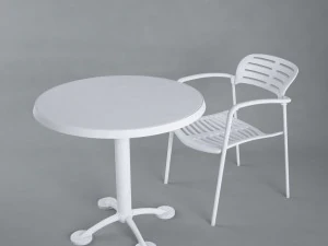 toledo stacking chair and table 3D Model