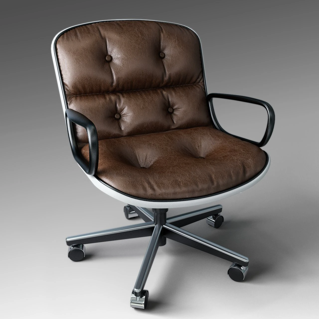 pollock executive chair 3D Model .c4d .max .obj .3ds .fbx .stl .blend 