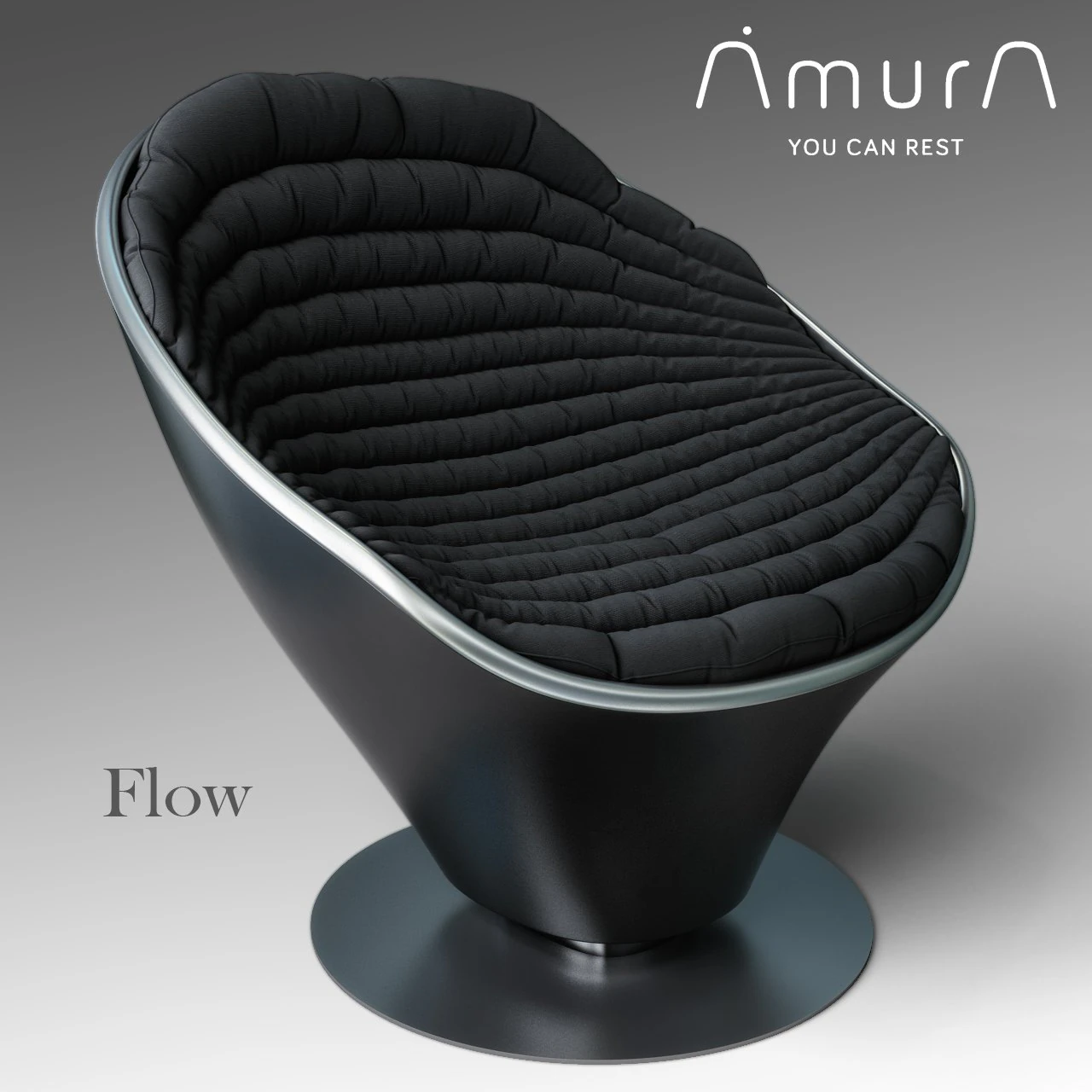 flow armchair 3D Model .c4d .max .obj .3ds .fbx .stl .blend 
