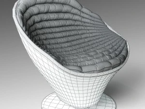 flow armchair 3D Model