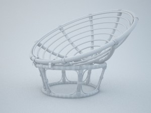 papasan 3Dモデル
