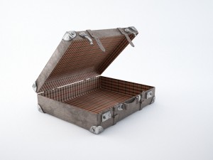 travel suitcase Model 3D