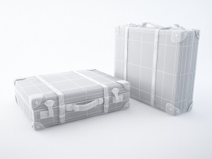 travel suitcase Model 3D