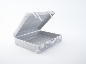 travel suitcase Model 3D