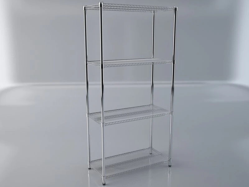 storage shelf 3D Model .c4d .max .obj .3ds .fbx .stl .blend 