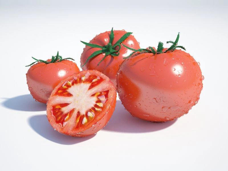tomato 3D Model .c4d .max .obj .3ds .fbx .stl .blend 