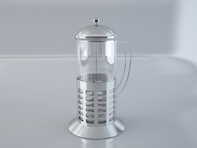 french teaglass 3D Модель .c4d .max .obj .3ds .fbx .stl .blend 