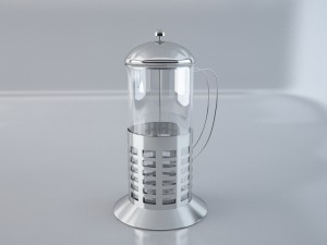french teaglass 3D Model