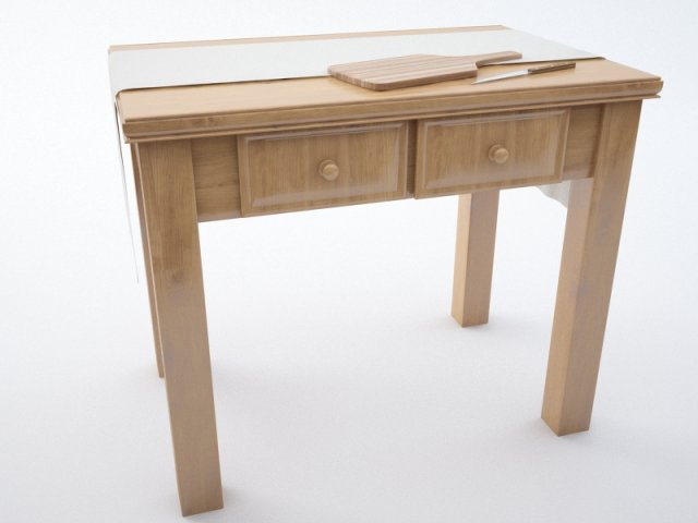 table 3D मॉडल .c4d .max .obj .3ds .fbx .stl .blend 