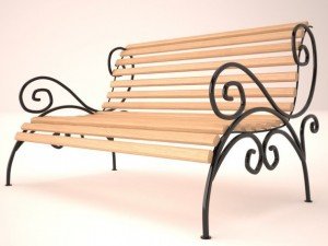 bench Model 3D