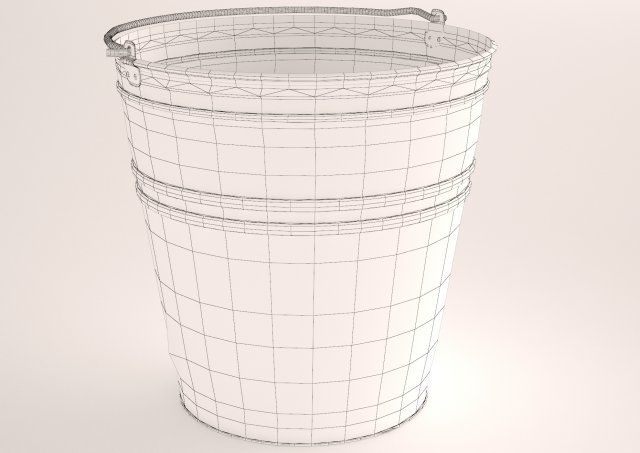 rust bucket 3D Model .c4d .max .obj .3ds .fbx .stl .blend 