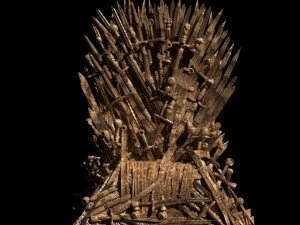 gioco dei troni trono di ferro Modello 3D