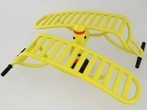 outdoor fitness equipment sit-up bench 3D Model