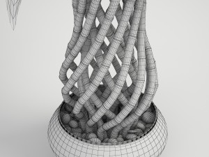 lucky bamboo 2 3D Model