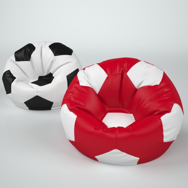 ball bag chair Modèle 3D .c4d .max .obj .3ds .fbx .stl .blend 