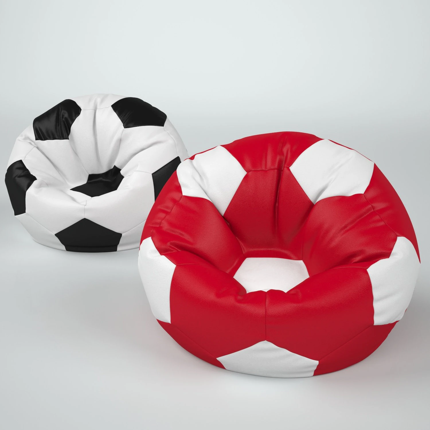 ball bag chair 3D Model .c4d .max .obj .3ds .fbx .stl .blend 