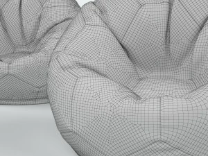 ball bag chair 3D Model