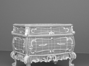 ornamental commode 3D Модель
