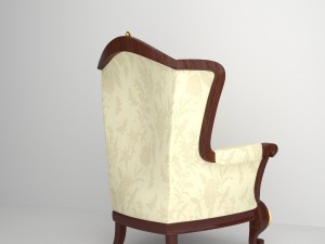 classic armchair Modèle 3D