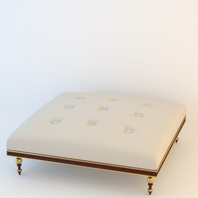 decorative pouf 3D 모델 .c4d .max .obj .3ds .fbx .stl .blend 