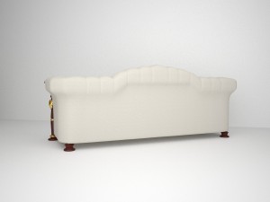 decorative sofa 3D Model