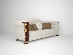 decorative sofa 3D Model