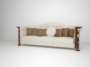 decorative sofa 3D Model