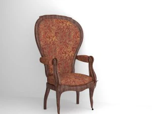 클래식 의자 3D 모델