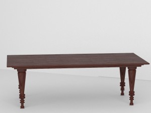 dining table Modelo 3D