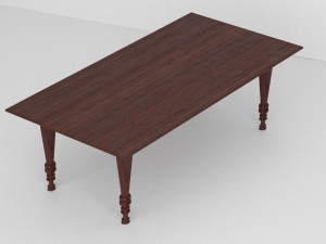 dining table Modelo 3D