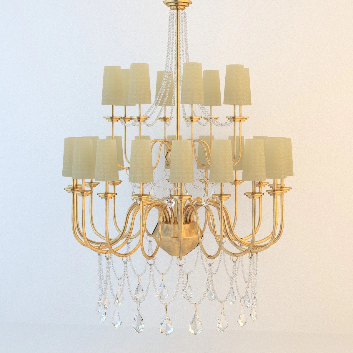 chandelier 3D Model .c4d .max .obj .3ds .fbx .stl .blend 